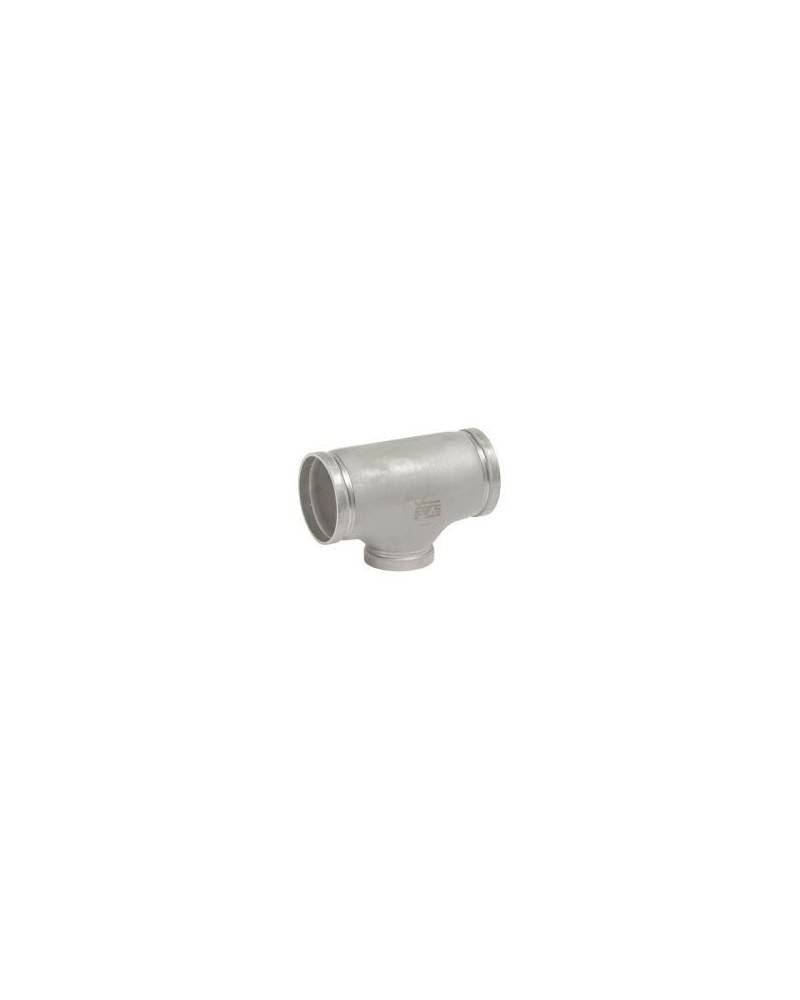 Stainless Steel Reducing Tee - No. 425. 4x2,5"